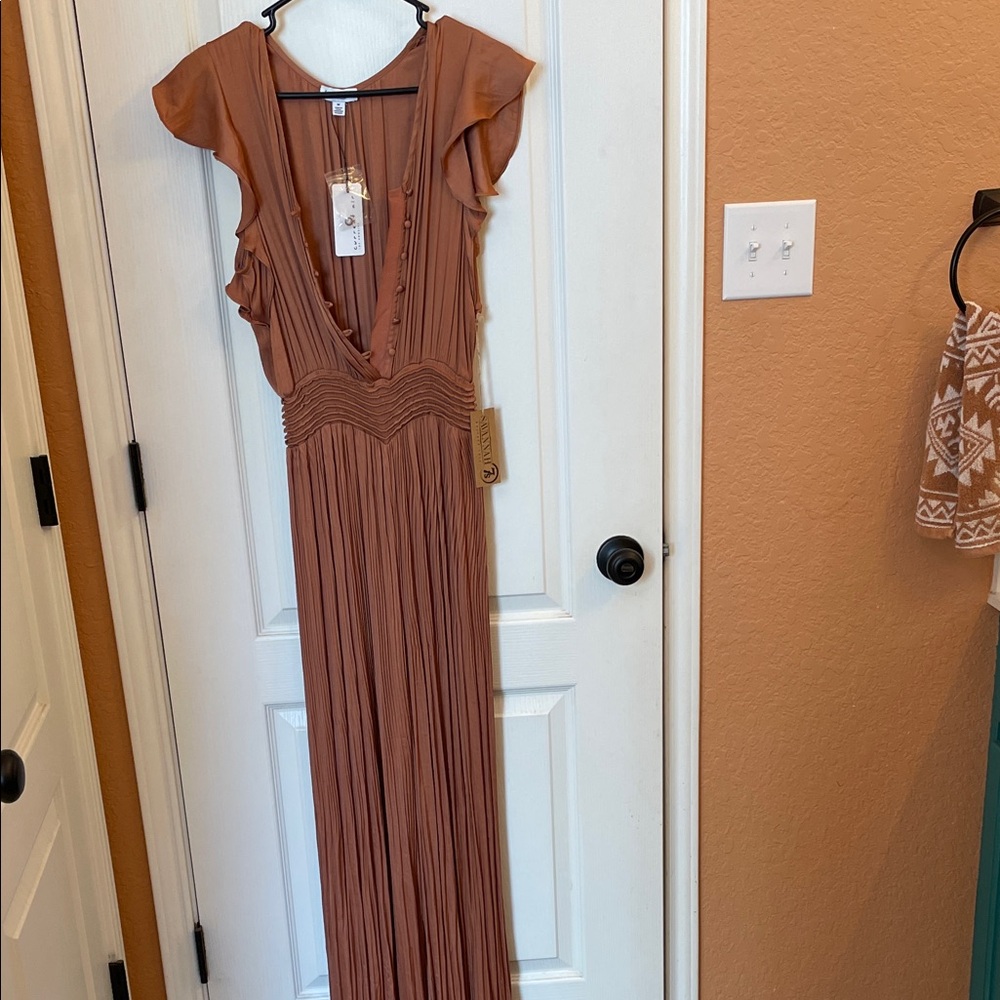 Elegant Copper Romper